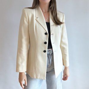 Vintage Cream Blazer